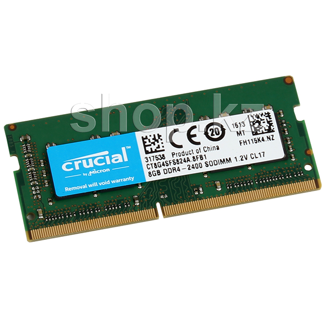 SO-DIMM 8Gb DDR4 PC19200/2400Mhz Crucial, BOX