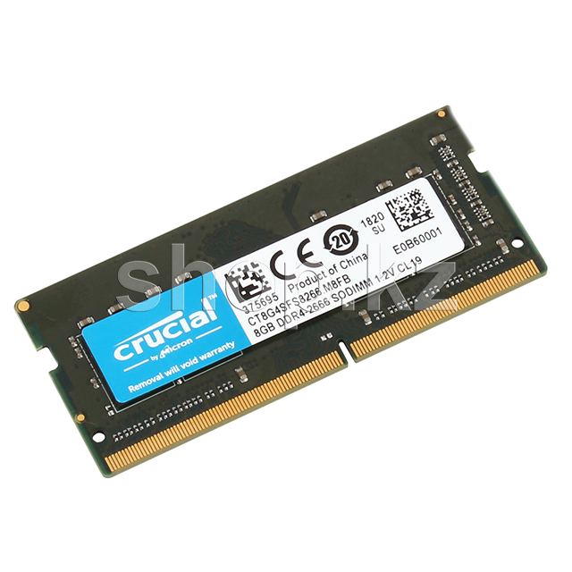 SO-DIMM 8Gb DDR4 PC21300/2666MHz Crucial, BOX