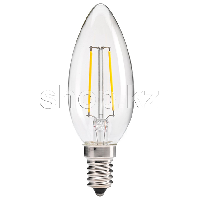 Toshiba 00501315072A, 2.5Вт, 2700К филаменттiк LED шамы