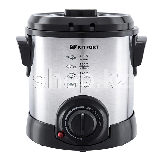 Фритюрница Kitfort КТ-2011, Black-Steel