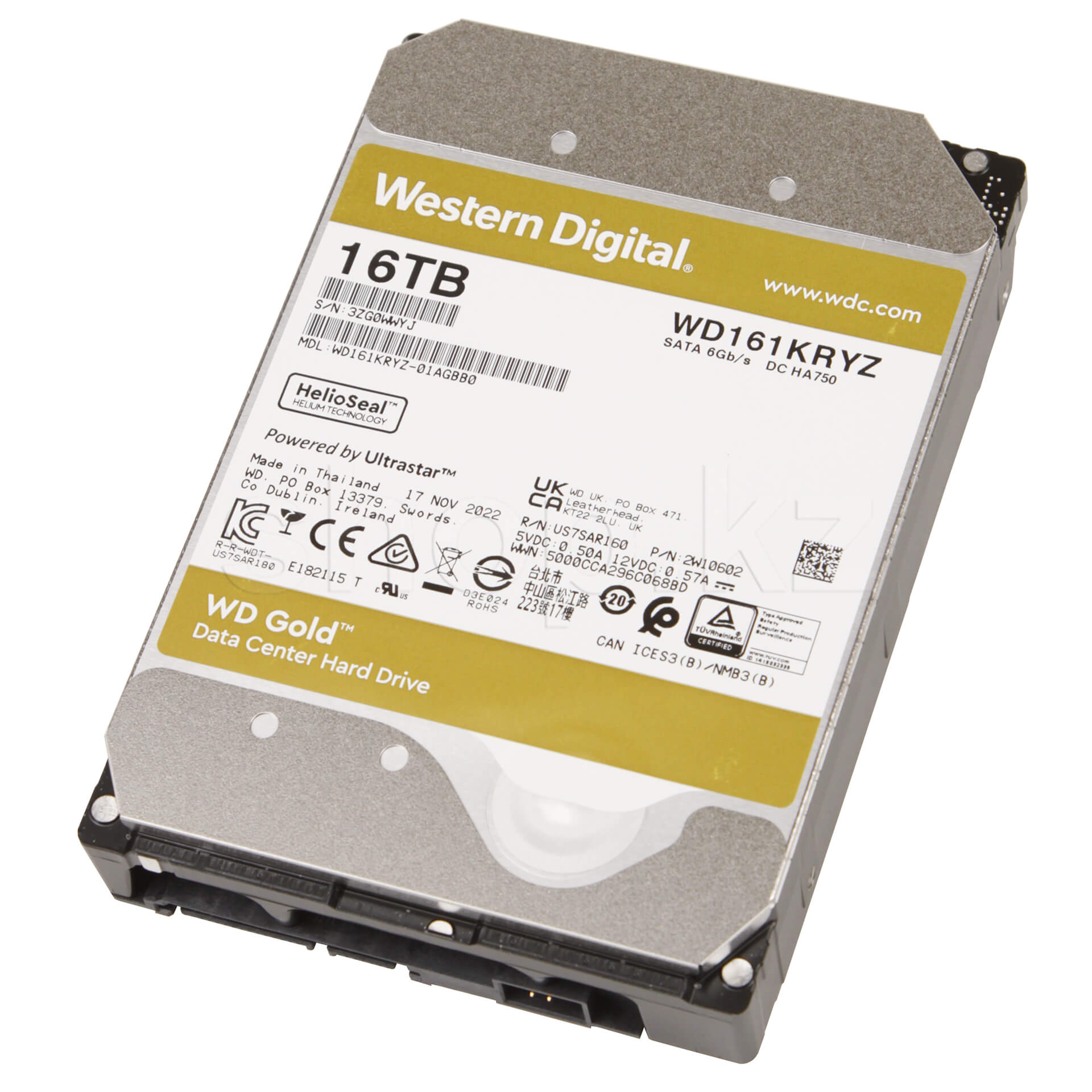 ᐈ Жесткий диск HDD 16 TB Western Digital (WD161KRYZ), 3.5