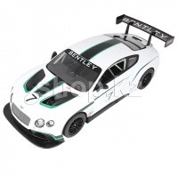 Rastar Bentley Continental GT3, 1:14, White радио басқару машинасы