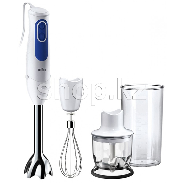 Блендер Braun Multiquick 3 MQ3025 Spaghetti, White-Blue