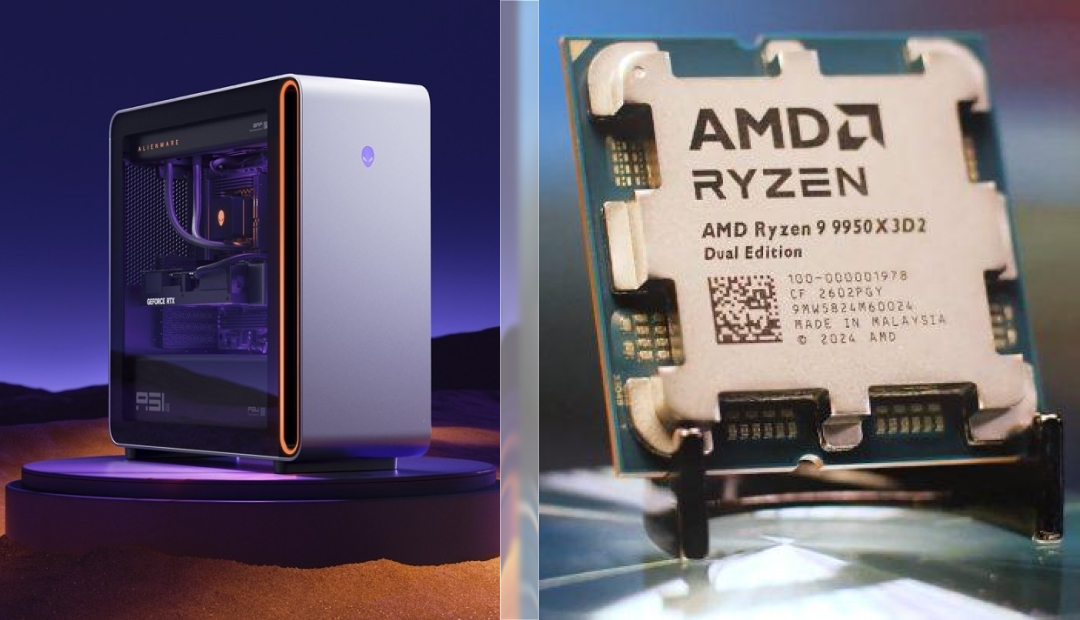 Alienware анонсирует ПК Area-51 с AMD Ryzen 9 9950X3D2