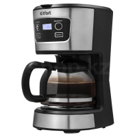 Кофеварка Kitfort KT-738, Black-Steel