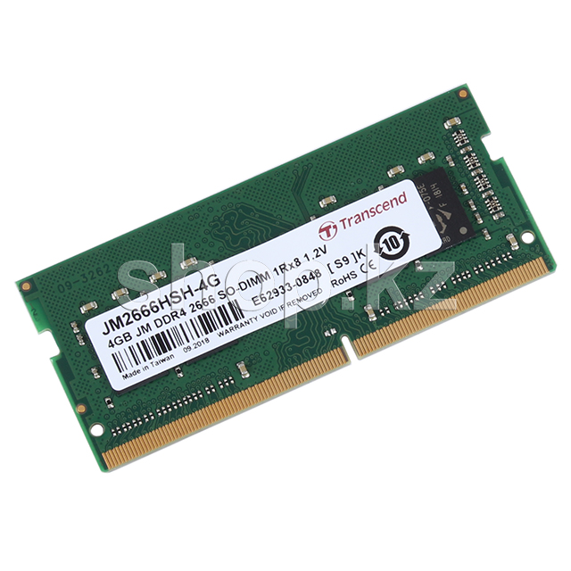 SO-DIMM 4Gb DDR4 PC21300/2666Mhz Transcend, BOX