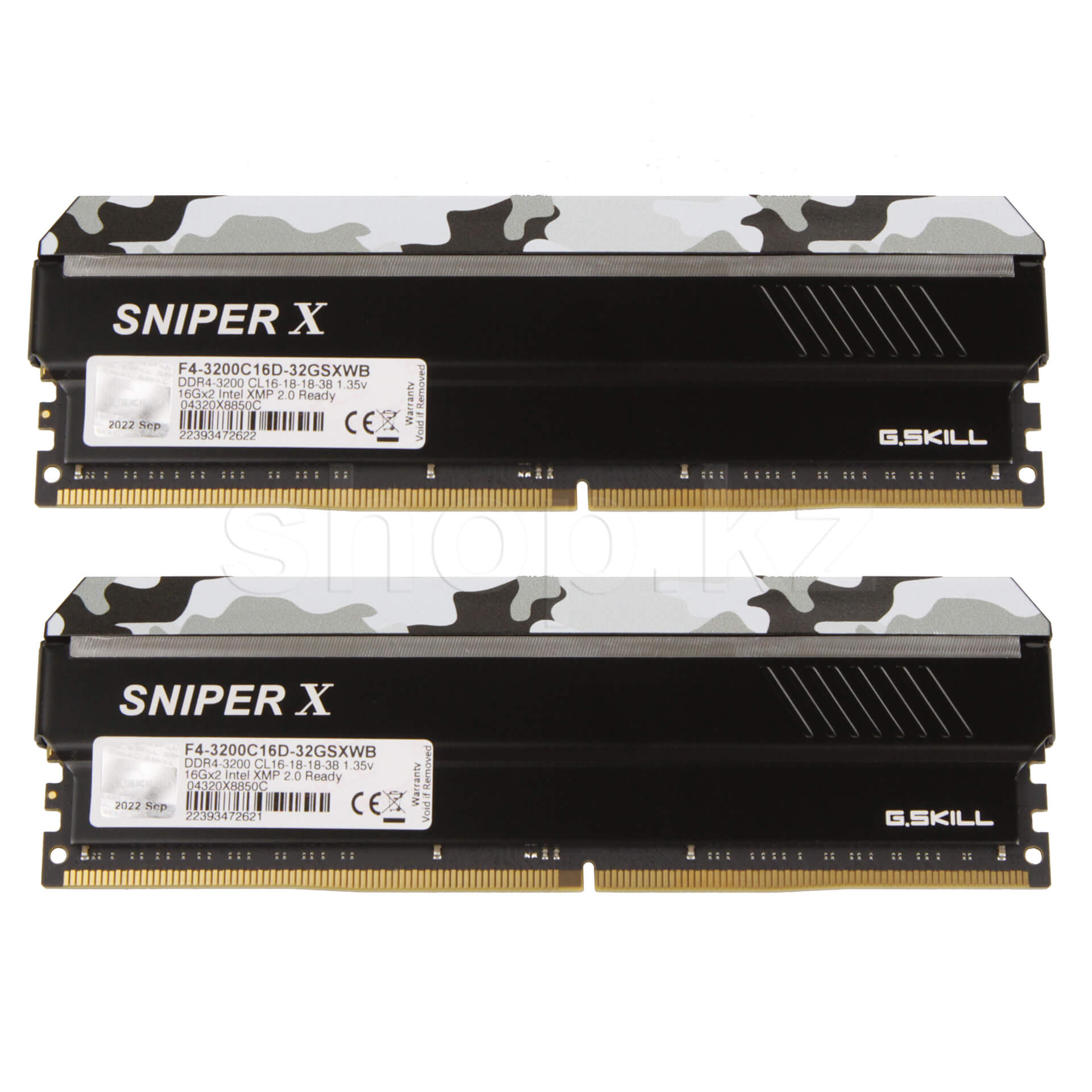 G.Skill SniperX F4-3200C16D-32GSXWB (DDR4-3200 16GB×2)-www