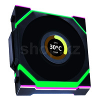 Вентилятор для корпуса Lian Li Uni Fan SL Wireless LCD 120 ARGB Reverse Blade, 12cm, Black