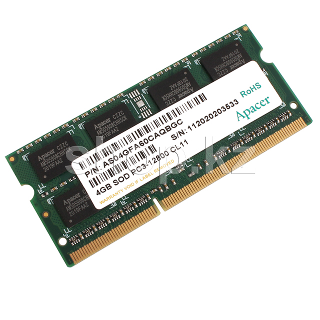 SO-DIMM 4Gb DDR3 PC12800/1600Mhz Apacer, OEM