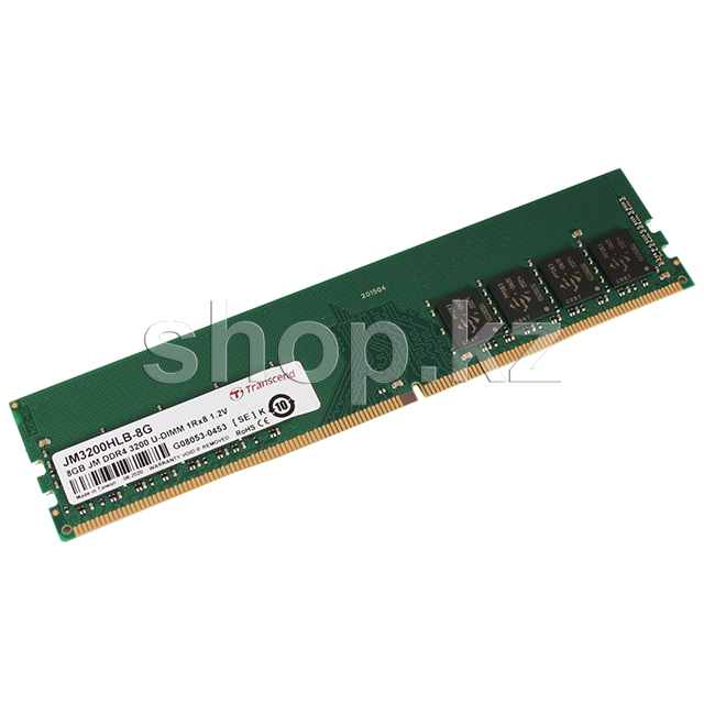 DDR-4 DIMM 8Gb/3200MHz PC25600 Transcend JM3200HLB-8G, BOX