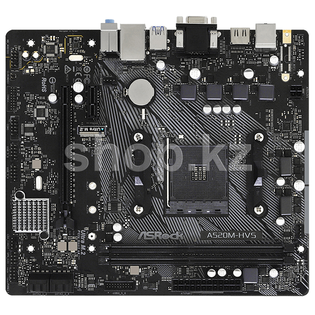 Материнская плата ASRock A520M-HVS, AM4