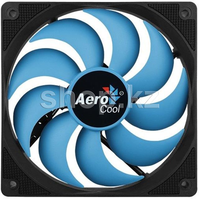 Вентилятор для корпуса AeroCool Motion 12 plus, 12cm, Black-Blue