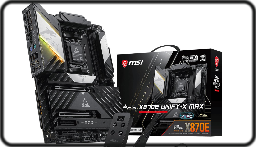 Материнская плата MSI MEG X870E Unify-X MAX скоро выйдет с поддержкой DDR5 до 10 600 МТ/с