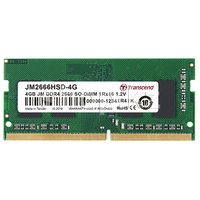 SO-DIMM 4Gb DDR4 PC21300/2666Mhz Transcend, BOX (JM2666HSD-4G)