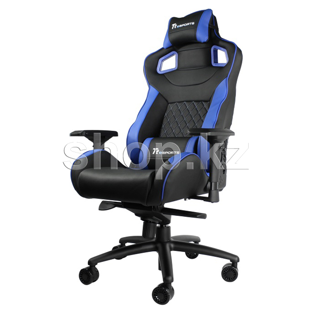 Кресло игровое компьютерное Thermaltake Tt eSports GT Fit F100 Gaming Chair, Black-Blue