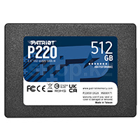 SSD накопитель 512 GB Patriot P220, 2.5