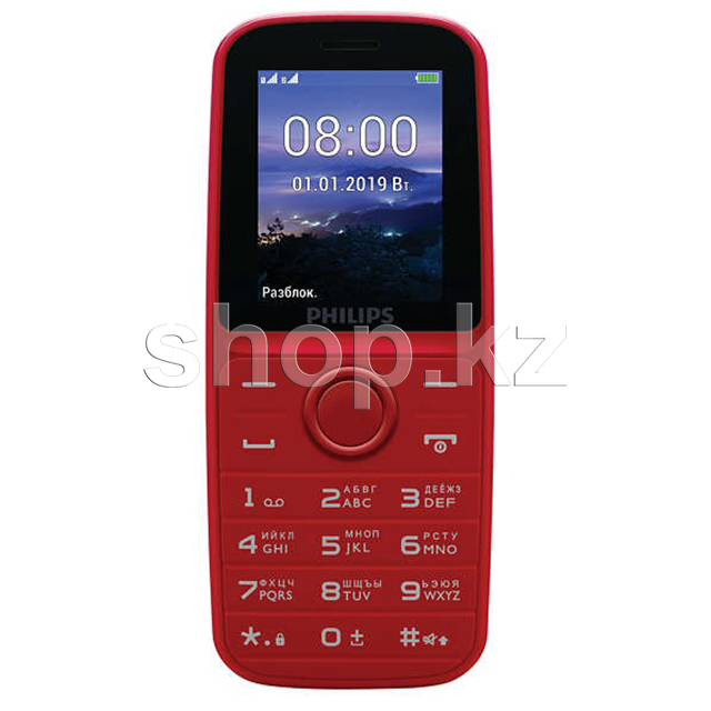 Philips Xenium E109, Red ұялы телефоны
