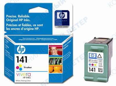 HP CB337HE No 141, color картриджі