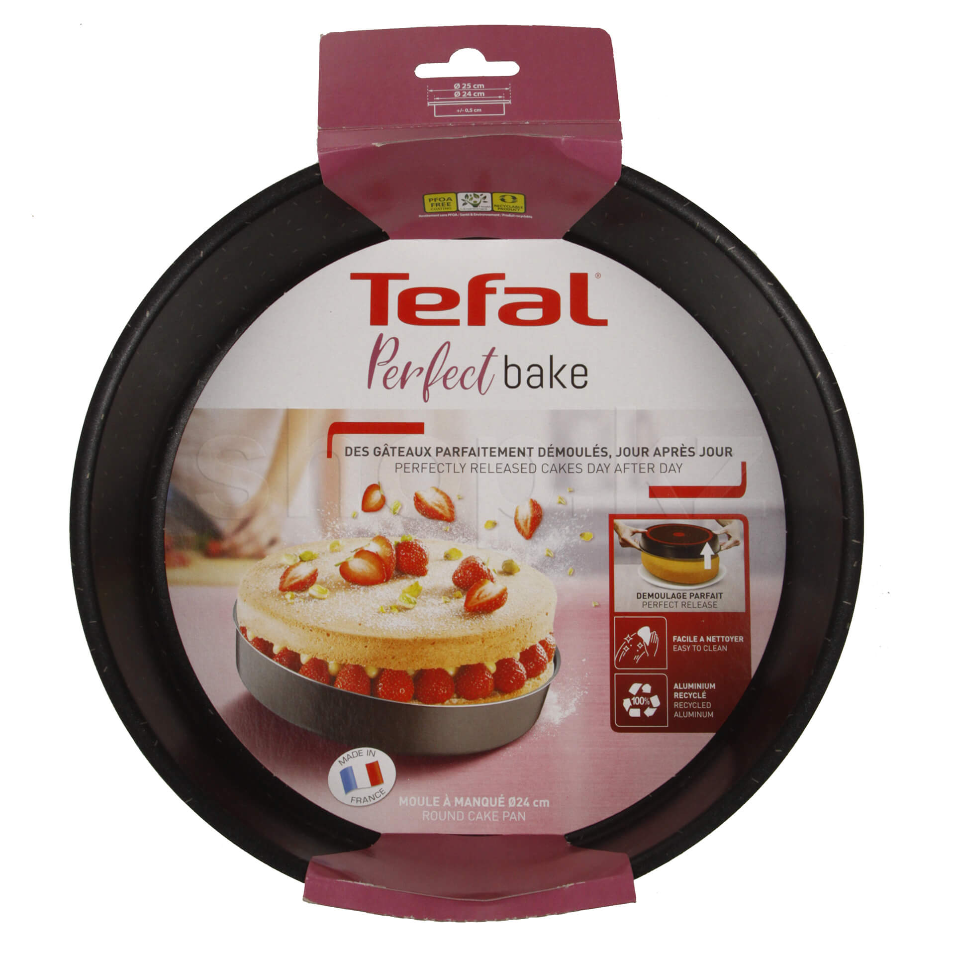 TEFAL PERFECTBAKE ROUND CAKE 24CM J5549602