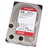 Жесткий диск HDD 6000 Gb Western Digital (WD60EFAX), 256Mb, SATA III, Red