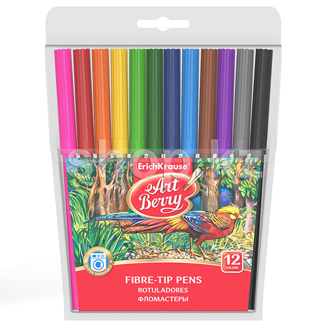 ErichKrause ArtBerry 33050 Super Washable, 12 фломастері