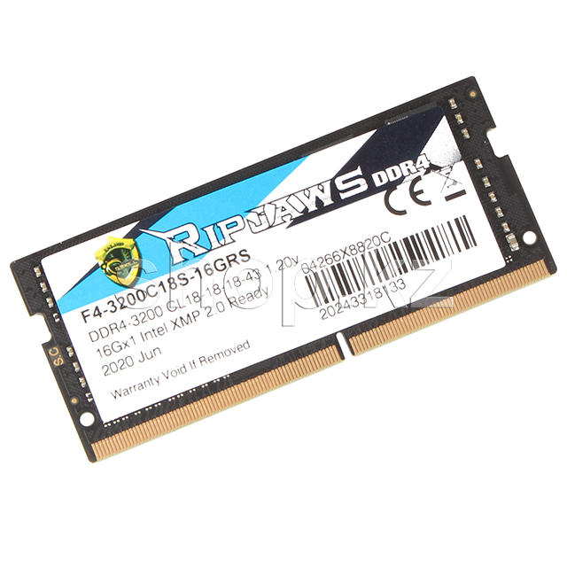 SO-DIMM 16Gb DDR4 PC25600/3200MHz G.SKILL Ripjaws, BOX