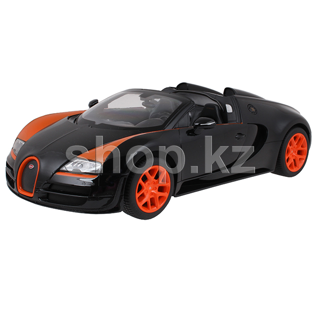 Радиоуправляемая машина Rastar Bugatti Veyron, 1:14, Black-Orange