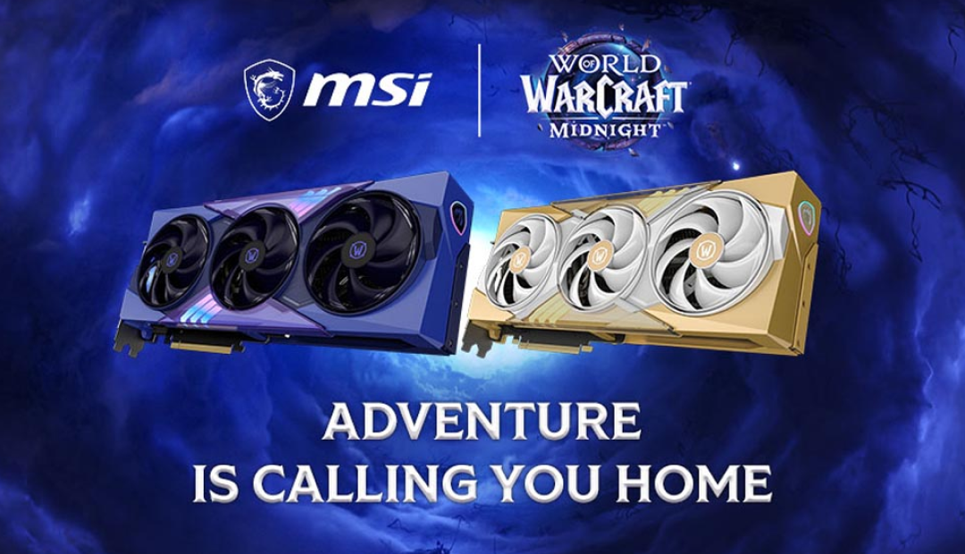 MSI және Blizzard World of Warcraft: Midnight стиліндегі шектеулі GeForce RTX 5070 графикалық карталарын шығарды