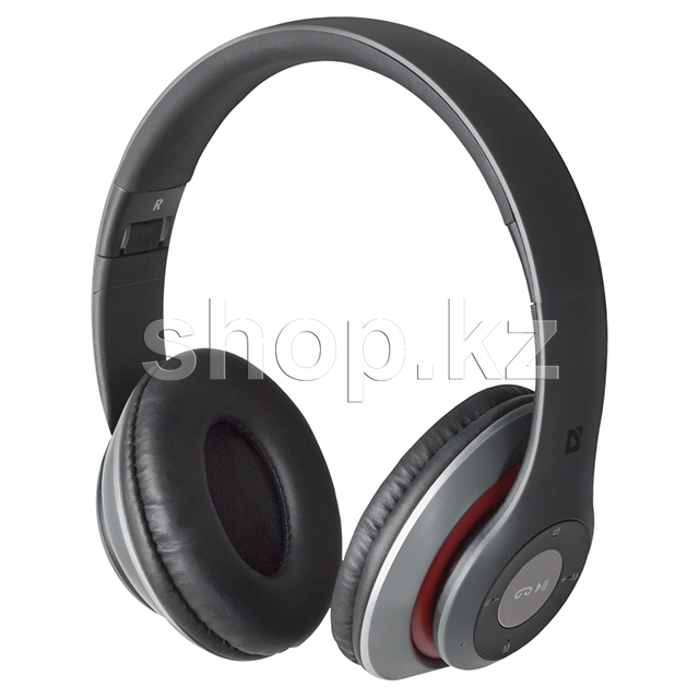 Bluetooth гарнитура Defender FreeMotion B570, Grey-Red-Black