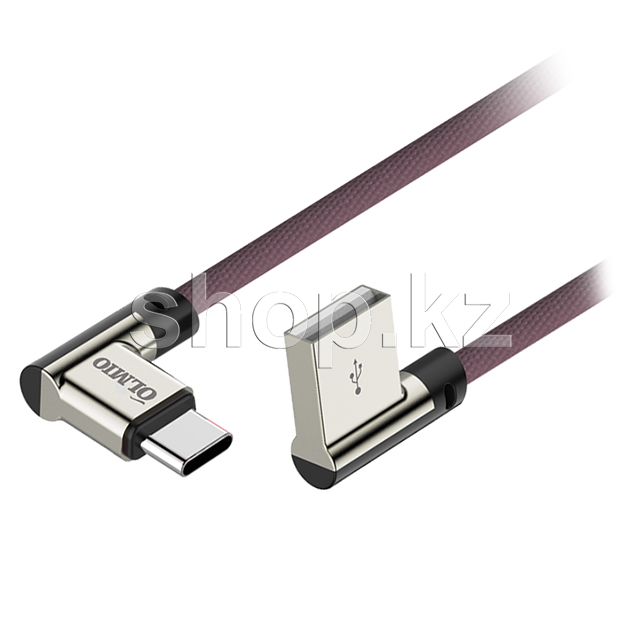 Кабель интерфейсный для USB Type-C OLMIO,1m, Violet