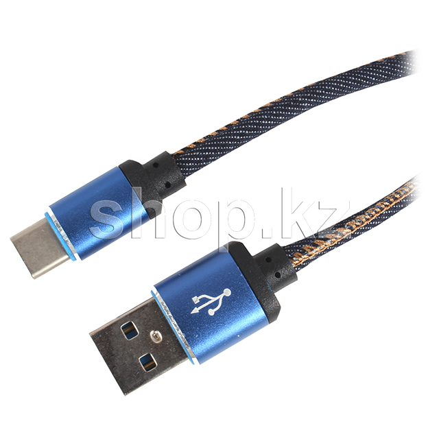 USB Type-C Continent DCC-3150DN, Blue, 1 интерфейс кабелі