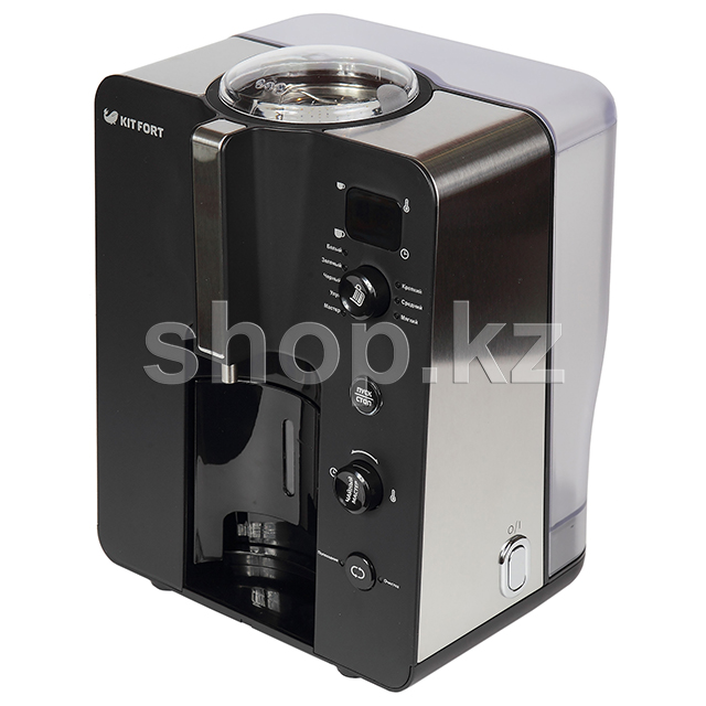 Автоматты Kitfort КТ-630 шай қайнатқышы, Black-Steel