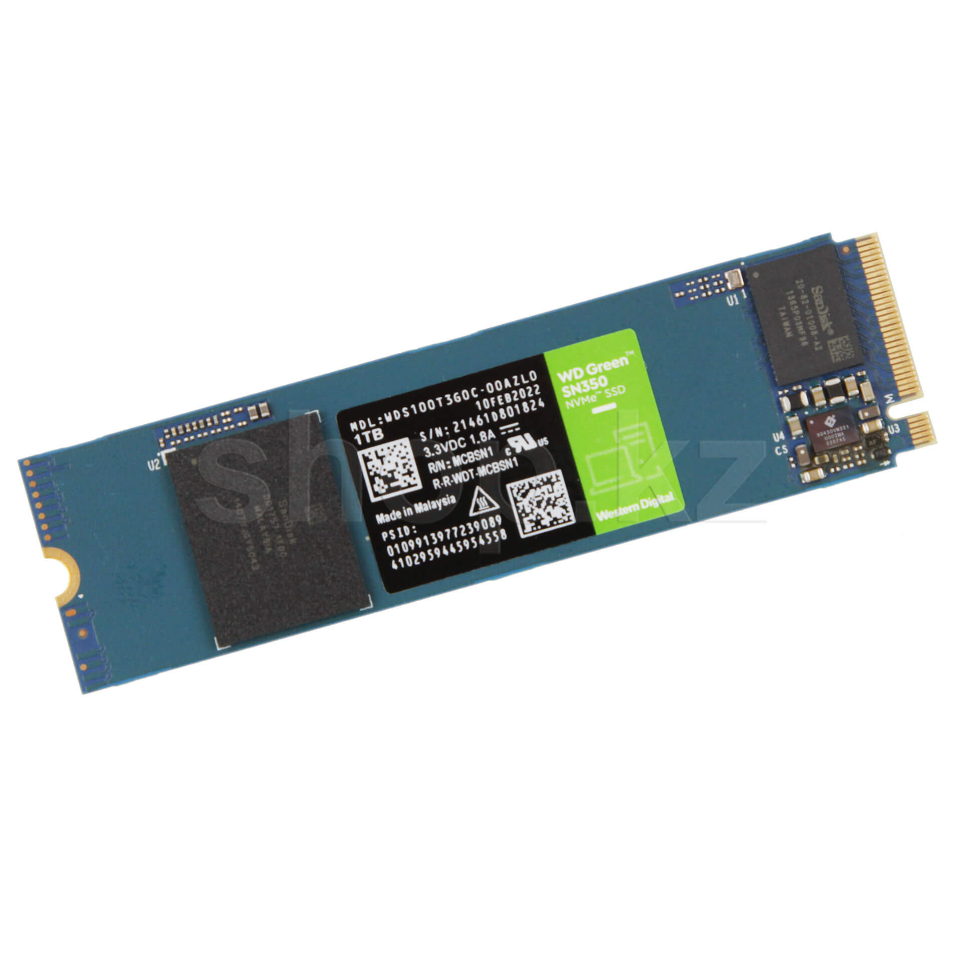 ᐈ SSD накопитель 1 TB Western Digital Green SN350, M.2, PCIe 3.0