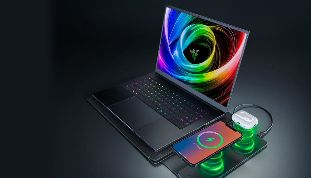 Razer представила чехол для ноутбука с встроенной беспроводной зарядкой