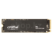 SSD накопитель 500 GB Crucial P3, M.2, PCIe 3.0