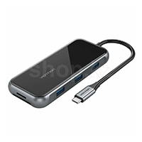 USB HUB 3-port USB Type-C Vention TFLHB, Black