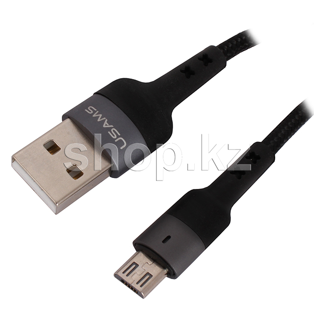 Micro USB Usams SJ-312, 1m, Black интерфейс кабелі