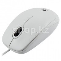 Logitech B100, White, USB тінтуірі