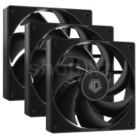 ID-Cooling AF-125-K TRIO, 12cm, Black корпусына арналған желдеткіш жиынтығы