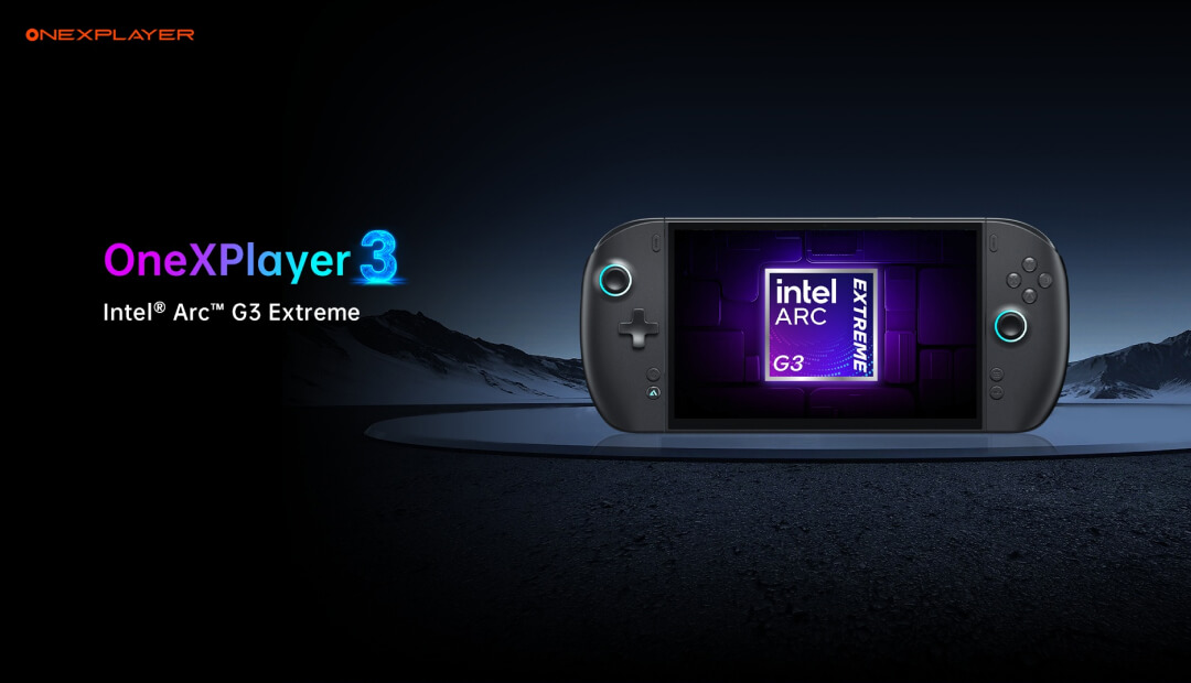 OneXPlayer 3: первая портативная игровая система на Intel Arc G3 Extreme