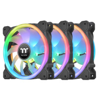 Комплект вентиляторов для корпуса Thermaltake Swafan 12 RGB Radiator Fan TT Premium Edition, Black