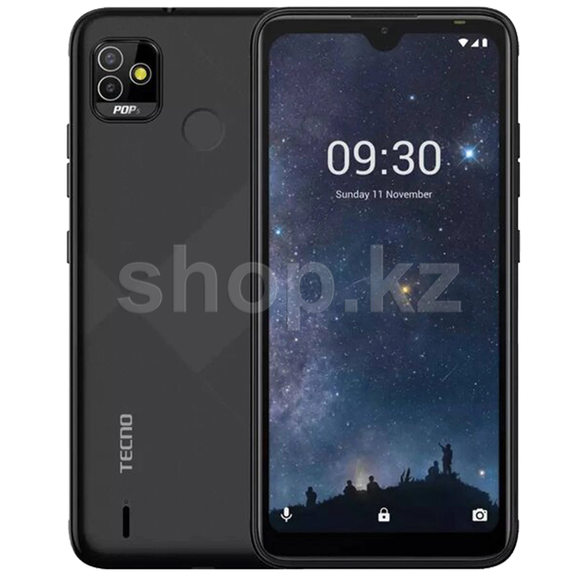 ᐈ Смартфон Tecno POP 5, 32Gb, Obsidian Black (BD2p) – купить в  интернет-магазине Белый Ветер по низкой цене в Казахстане