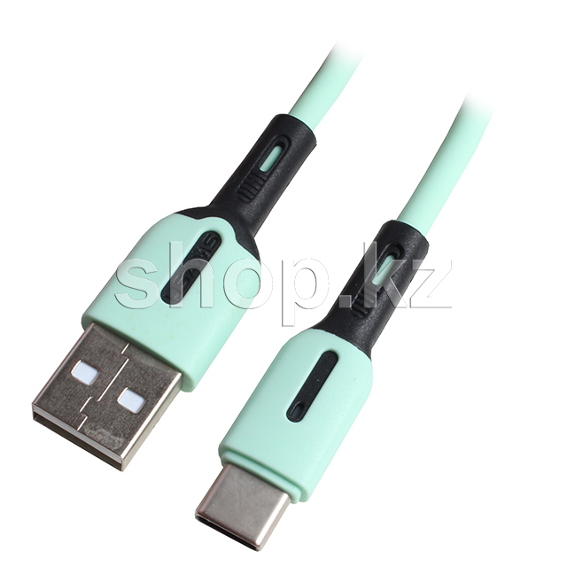 Кабель интерфейсный для USB Type-C Usams SJ-433, 1m, Mint