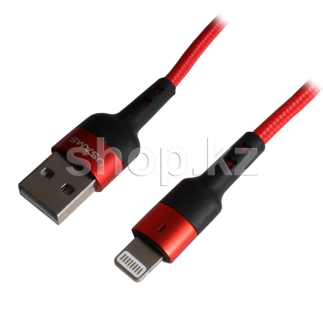 Кабель интерфейсный для Apple iPad/iPhone/iPod Usams SJ-314, 2m, Red