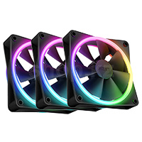 Комплект вентиляторов для корпуса NZXT F 120 RGB Duo, 12сm, Black