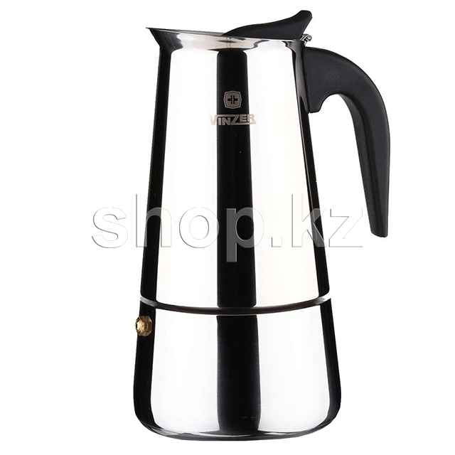 Кофеварка Vinzer Moka Inox Induction, 6 чашек, Steel