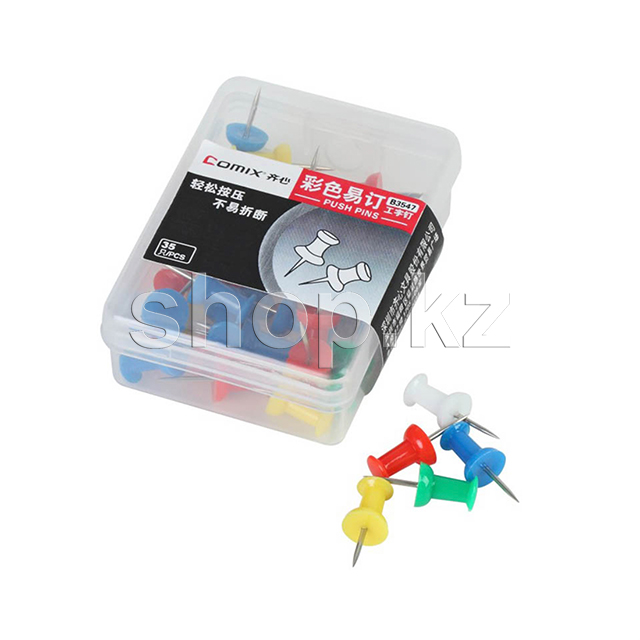 Comix B3547 түймелері, түрлі-түсті, 35 дана