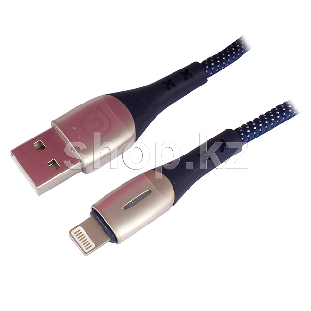 Кабель интерфейсный для Apple Lightning Usams SJ-304, Blue