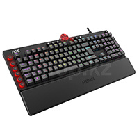 AOC AGK700 MX Red Cherry, Black, USB пернетақтасы