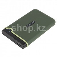 1000Gb 2.5", Transcend StoreJet 25M3, Military green сыртқы қатты дискi